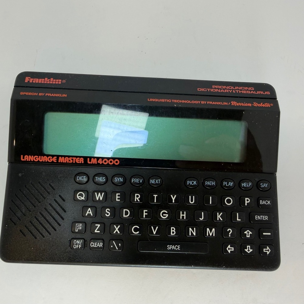 Franklin Language Master LM-4000C Dictionary Thesaurus Vintage X-0014